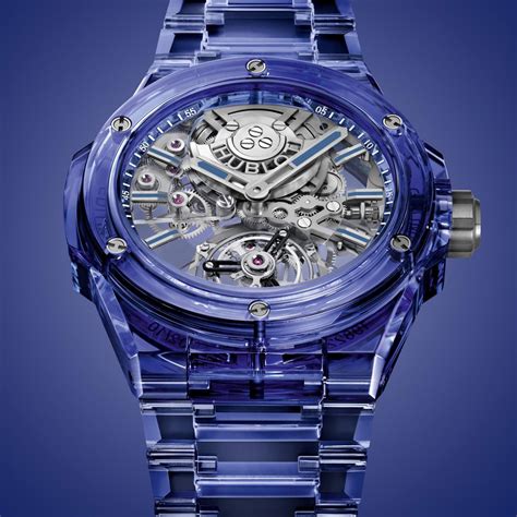 hublot blauw|hublot big bang tourbillon.